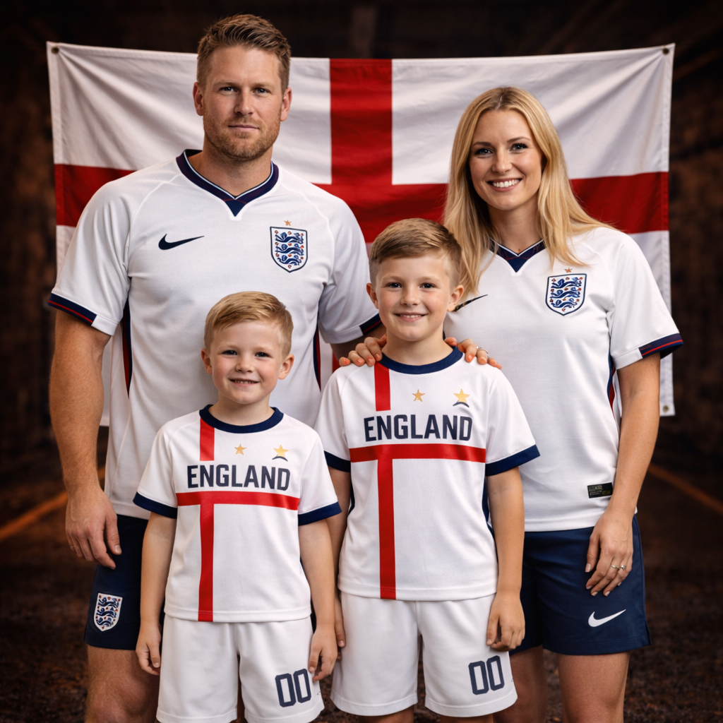 Kit Legado Inglaterra 2026 – Edição Família - Imagem 2